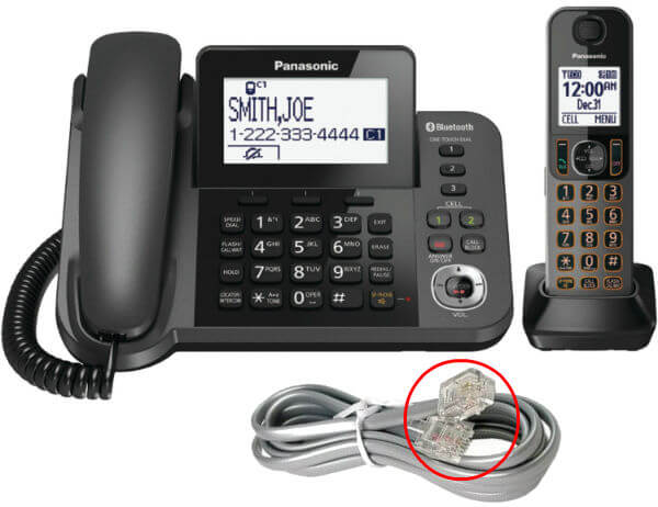 Home Phone with RJ11 Cable