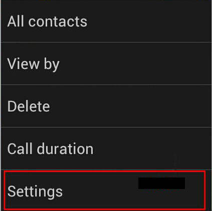 android call setting smart phone unreachable