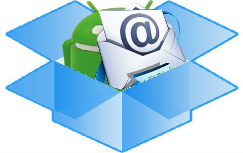 dropbox android email