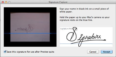 how to create an electronic signature on mac