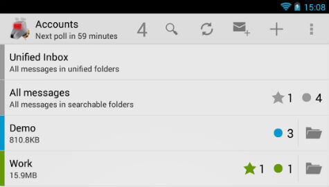 Top 7 Free Android Email Apps  Client  for all Email Accounts - 59