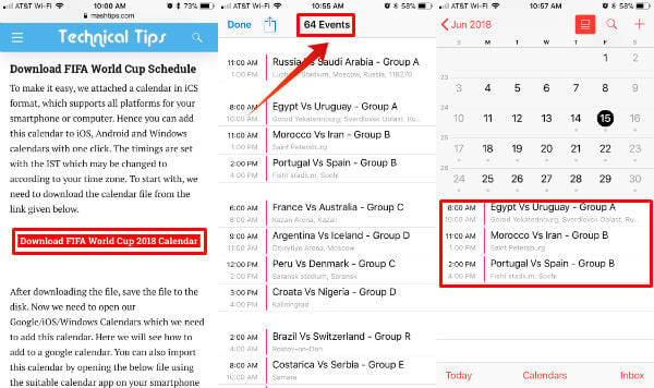 Get FIFA World Cup 2018 Schedule Calendar on Android  iPhone   PC - 27