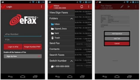 free faxing app for android