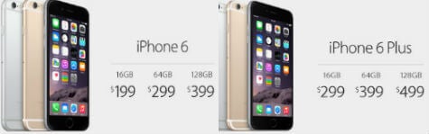 How Much is iPhone 6 and iPhone 6 Plus No Contract Price  - 51