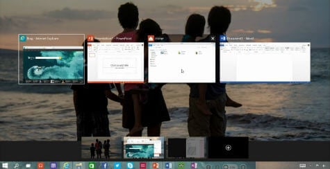 Windows 10 task view