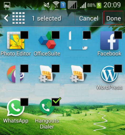 hide app icons android