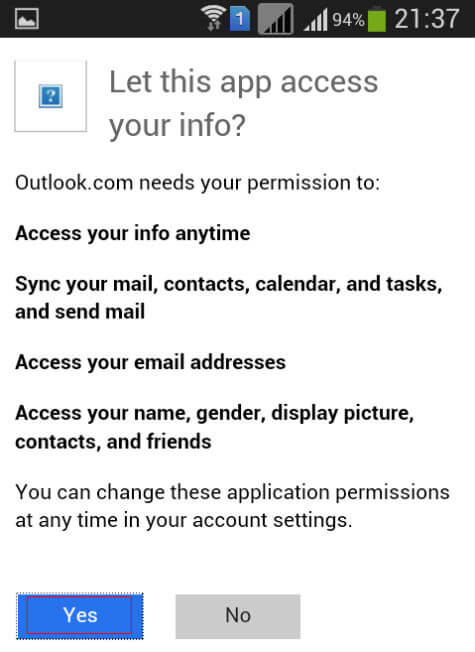 Sync Google Calendar in Windows Calendar App using Outlook com App - 90