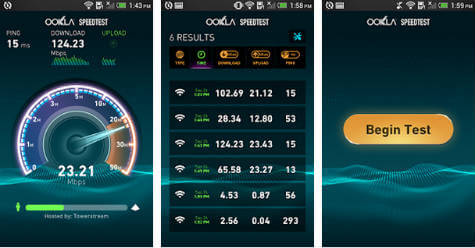 android Speedtest app