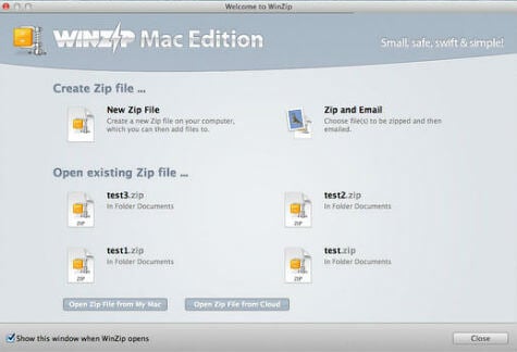 WinZip mac app