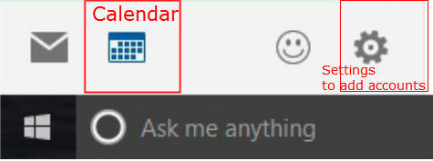 how to add google calendar app to windows 10