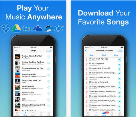 6 Free iOS Apps to Stream Music from Cloud in Offline - MashTips