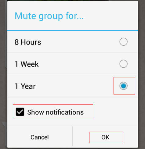 How to Mute unwanted Whatsapp Message Alerts in Android - 66