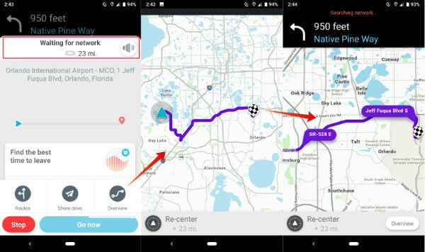 Waze offline Map Android