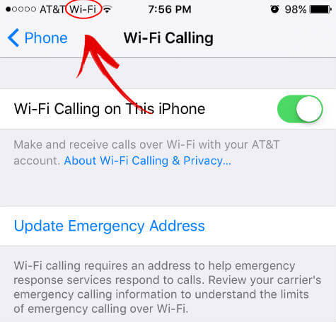 How to Enable WiFi Calling on iPhone   Android  - 73