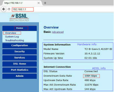 How to Check your BSNL Broadband Maximum Assigned Speed - 10