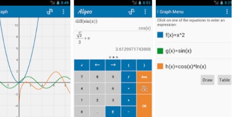 Algeo Graphing Calculator