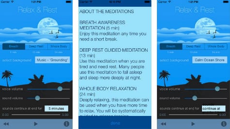 Relax & Rest Guided Meditations