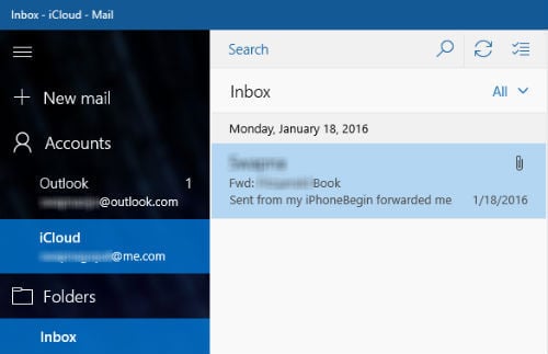 How to Setup iCloud Email on Windows10 Email App - 92