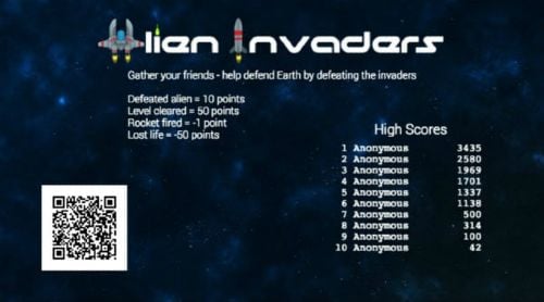 Alien Invaders Game