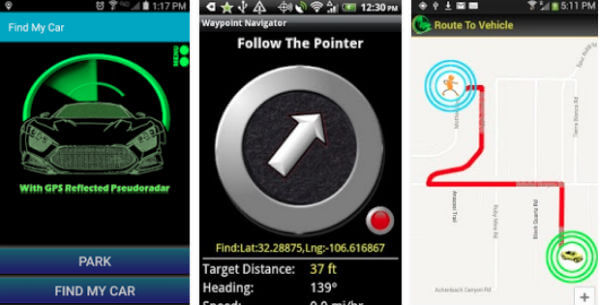 Android Apps Locate Parked Car   Parking Garages Near Me - 99