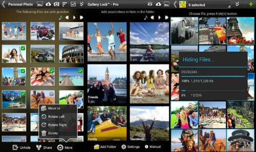 Gallery Lock android app