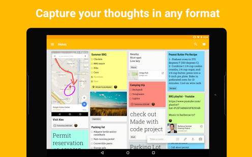 Google Keep OCR