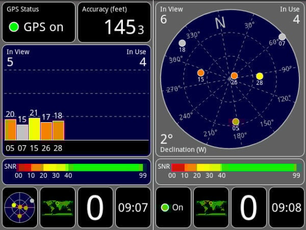 android zone gps