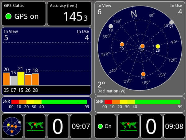 android zone gps