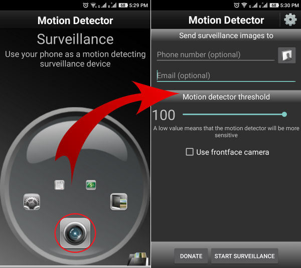 How to convert your old Android to a Motion Detector Camera? Mashtips