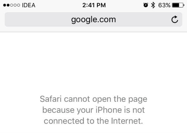 open wifi login page error