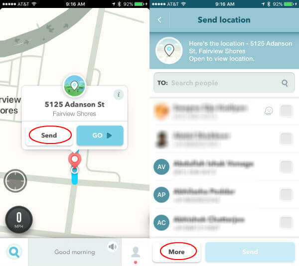 waze iphone offline maps