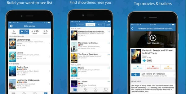 apps to watch free movies in theaters