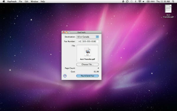 fax software for macs