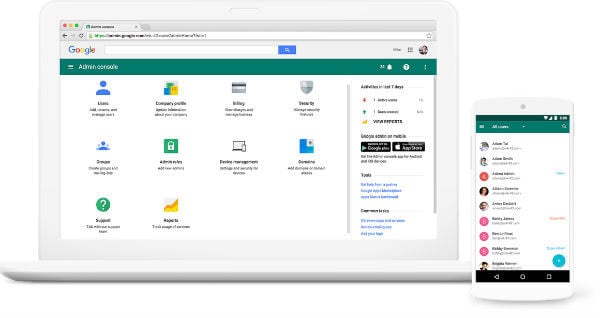 G Suite Admin Portal