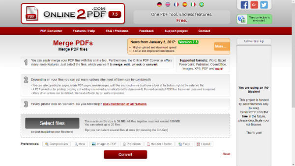 best online pdf editor merge