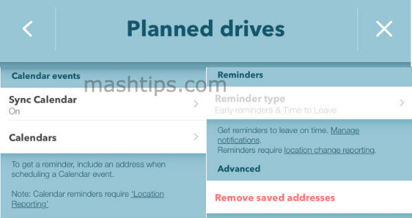 Waze Planned Drive