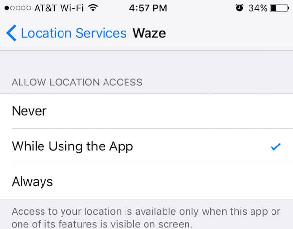 How to Turn Off Waze Location Service Complete to Save Battery - 41