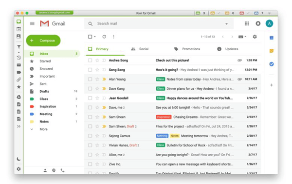 Kiwi for Gmail