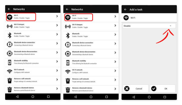 NFC Disable WiFi