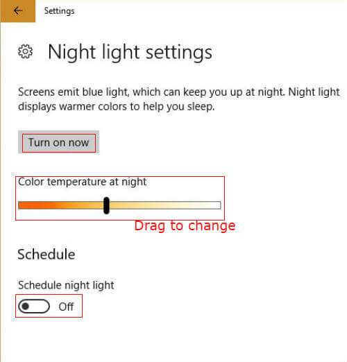 Schedule Night Light in Windows 10 to Protect your Eyes - 45