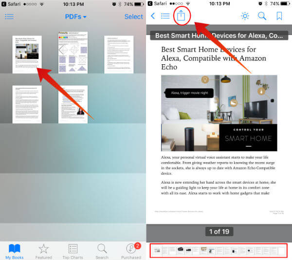 How to Save Webpage to PDF Clean  in iOS to Read Offline  - 38