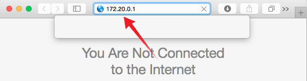 Hotspot Router IP to Safari