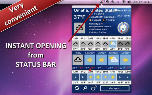 7 Best Mac Weather Apps that you Must have on Desktop - 29