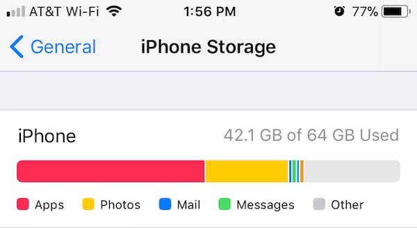 Free Storage iPhone