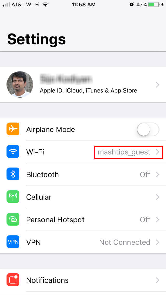 WiFi Password QR Code iOS