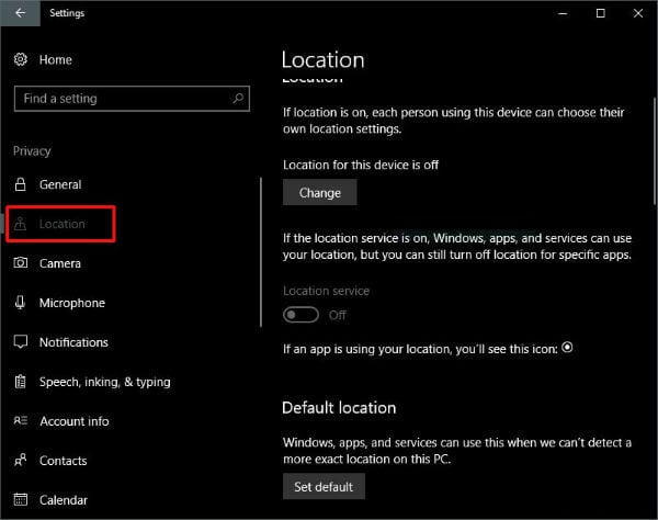 Windows 10 Privacy Settings