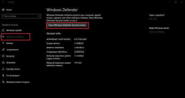 Windows 10 Defender Security Center Features to Protect PC - 61