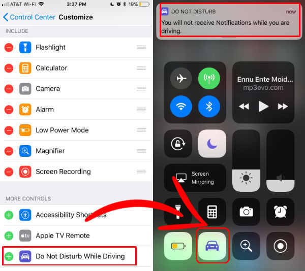 How to Enable iPhone Do Not Disturb to Auto Reply Text While Driving  - 87