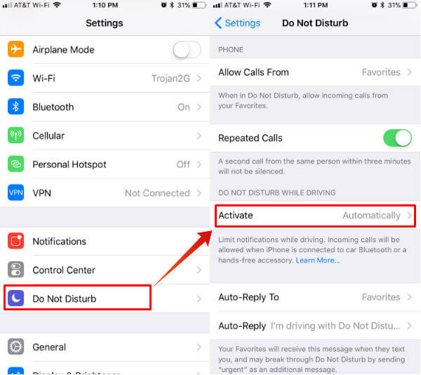 iphone autoanswer setting