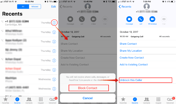 How to Block A Number on iPhone from Calls   Texts  - 95